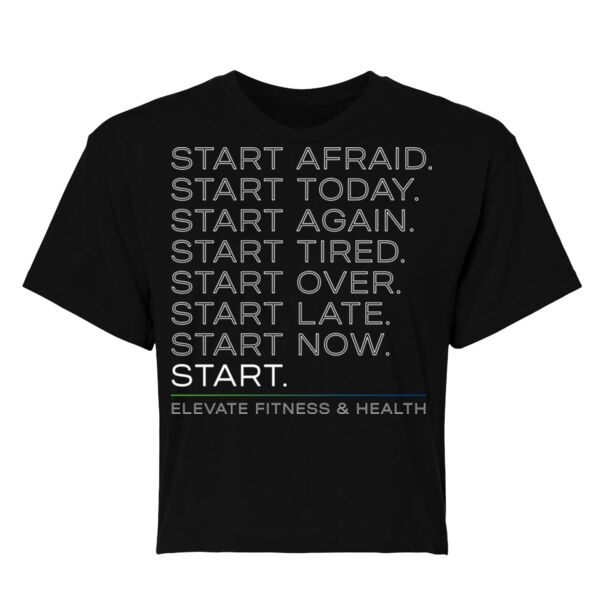 JUST START - WOMEN'S CROP T-SHIRT Thumbnail