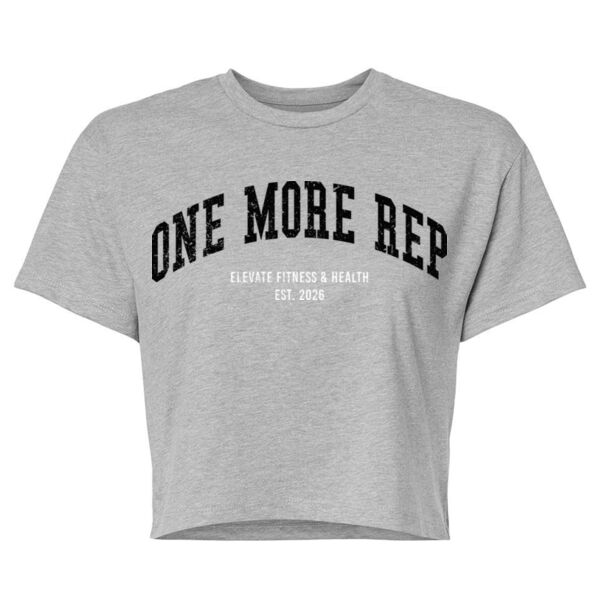 ONE MORE REP - WOMEN'S CROP T-SHIRT Thumbnail