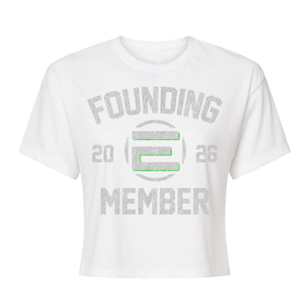 FOUNDING MEMBER - WOMEN'S CROP T-SHIRT Thumbnail